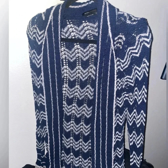 BCBG Max Azria open cardigan sweater crochet size Small - Picture 2 of 5